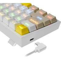 Клавиатура Redragon Fizz (Redragon Red, белый/бежевый)