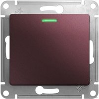 Выключатель проходной Schneider Electric Glossa GSL001163 (баклажановый)