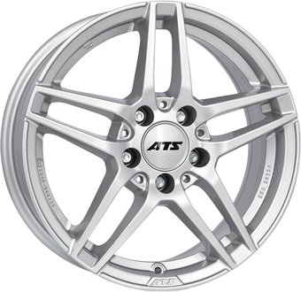 Литые диски ATS Mizar 17x7.5" 5x112мм DIA 66.5мм ET 47мм Polar Silver