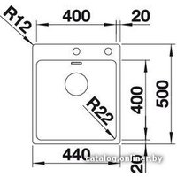 Кухонная мойка Blanco Andano 400-IF/A (519555)