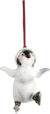 

Елочная игрушка Goodwill Xmas 2024 Пингвин на коньках D 43250