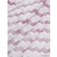 Плед Tex Republic Absolute Зигзаг двухцветный Flannel 200x220 92578 (сиреневый)
