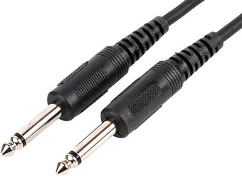 Гитарный кабель USBTOP 6.3 мм - 6.3 мм (10 м, черный)