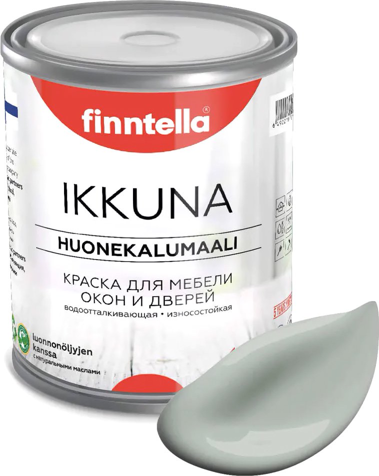 

Краска Finntella Ikkuna Poly F-34-1-3-FL053 2.7 л (серо-зеленый)