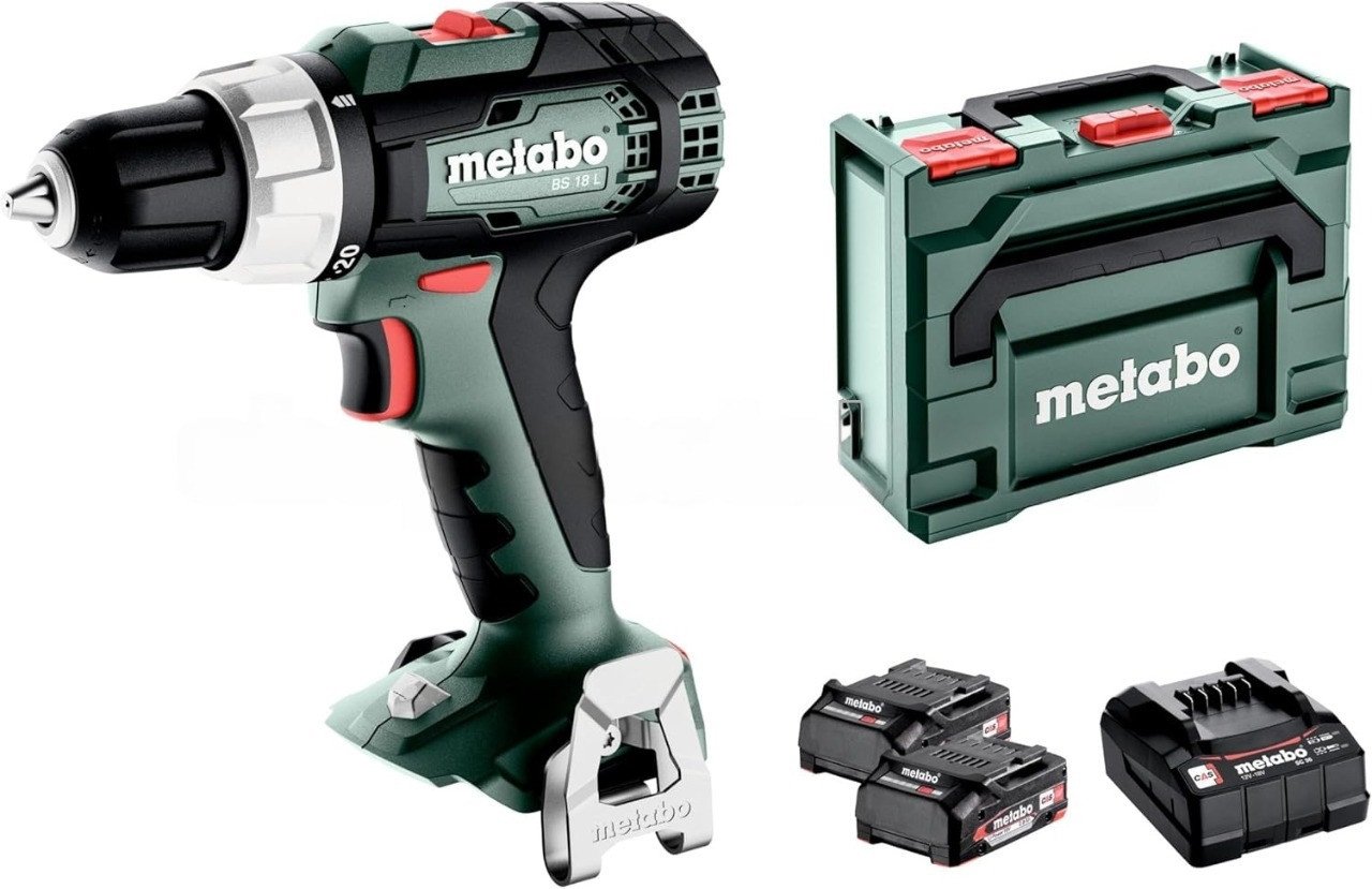 Дрель-шуруповерт Metabo BS 18 L 614051500 (с 2-мя АКБ, кейс)