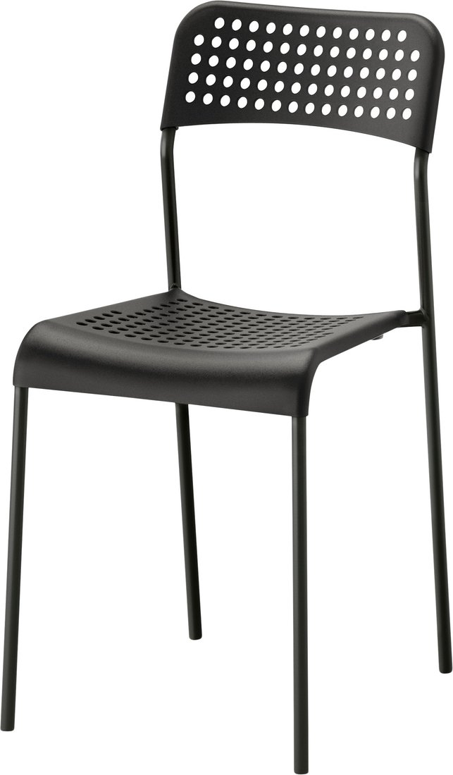 

Стул Ikea Адде (черный) [603.608.67]