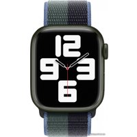Ремешок Apple Sport Loop MN5M3 (41 мм, темная ночь/эвкалипт, размер R)