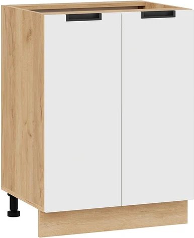 

Шкаф напольный Трия Гренада 1Н6 (дуб крафт золотой/холст белый)