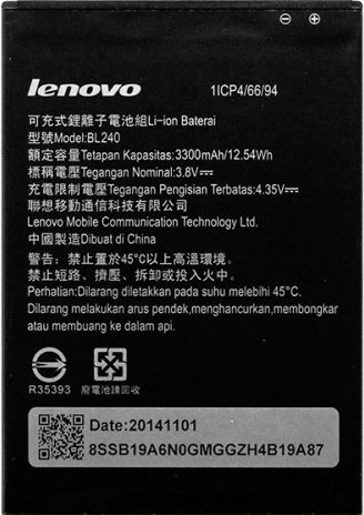 

Аккумулятор для телефона Копия Lenovo BL240