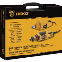  Deko DKRT150W и DKRT200W SET 237 083-1068 (набор граверов, оснастка, кейс)