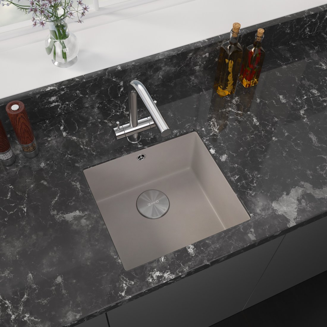 

Кухонная мойка ZorG Fast 44 Premium alumetallic