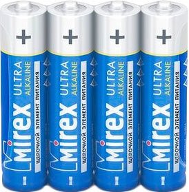 

Батарейка Mirex Ultra Alkaline AAA 4 шт LR03-S4