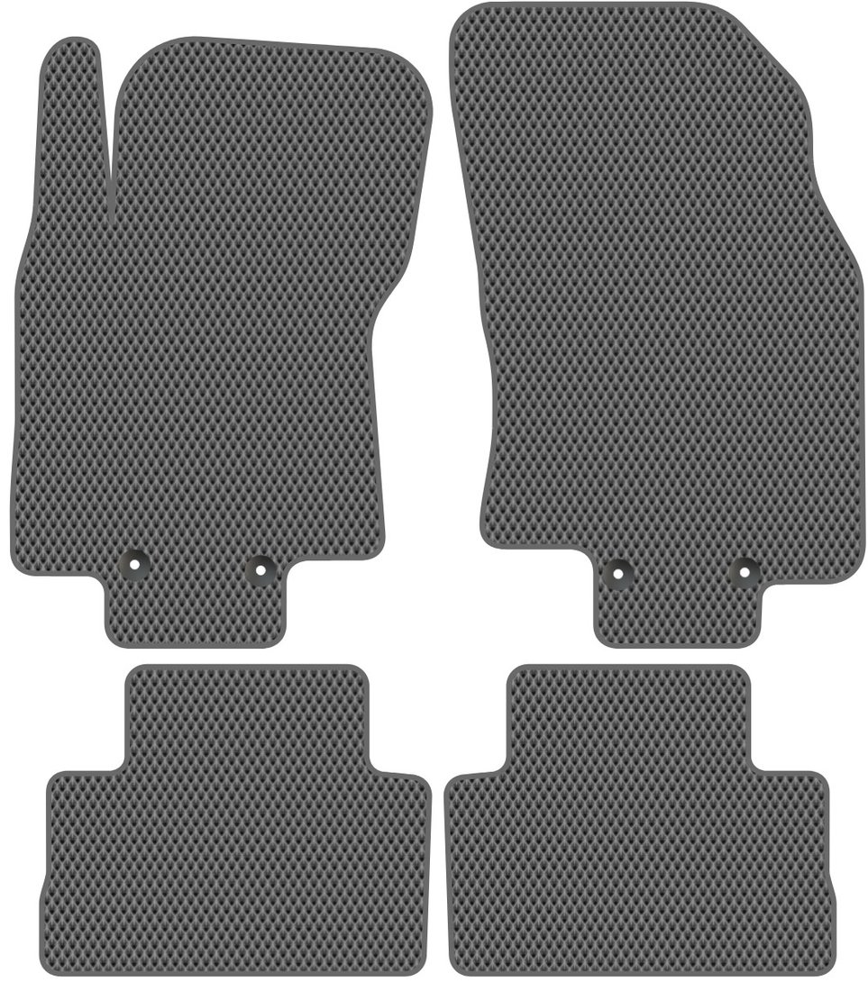 

Комплект ковриков для авто Alicosta Nissan Qashqai II (suv / J11 Россия) 2016 - Н.В. (серый, ромб)