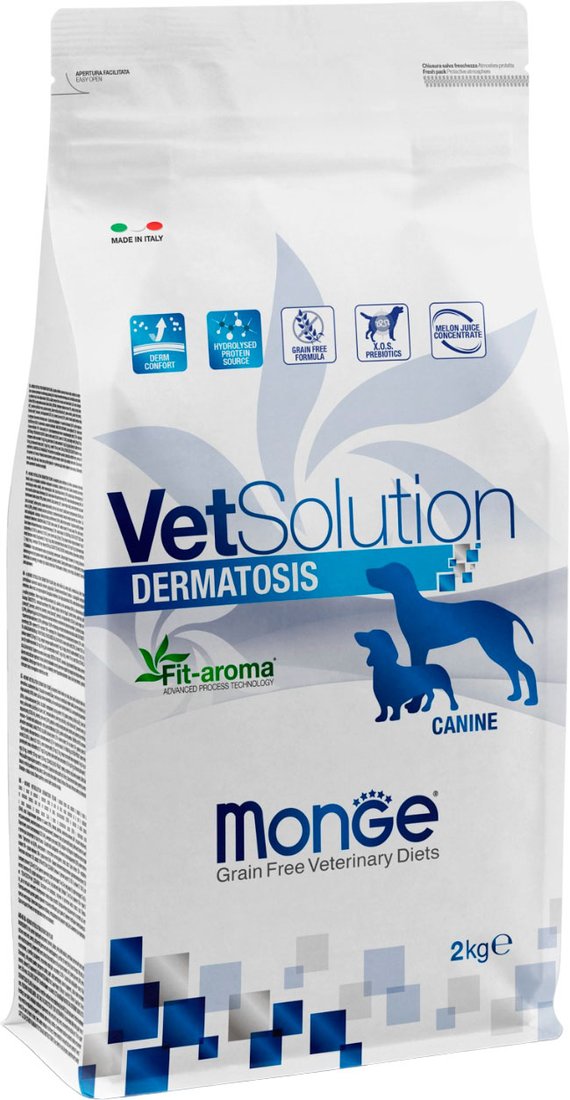 

Сухой корм для собак Monge Vet Solution Dermatosis 2 кг