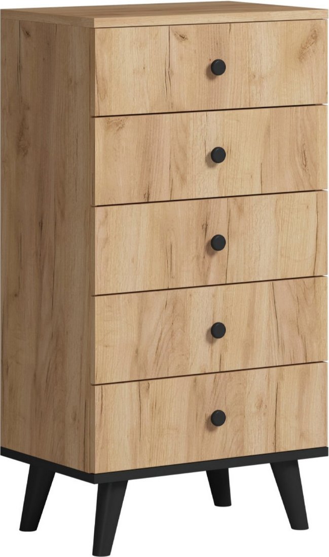 Комод Genesis Мебель Светлана Прованс высокий (дуб золотой/венге)