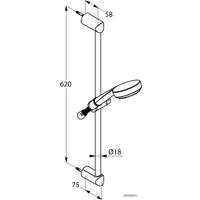 Душевой гарнитур  Kludi Logo [6816005-00]