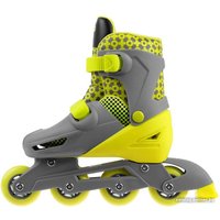 Роликовые коньки Onlitop 4605221 (р. 30-33, серый/желтый)