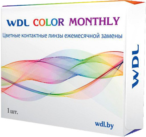 

Контактные линзы WDL Color Monthly BC blue -4.5 дптр 8.6 мм (1 шт)