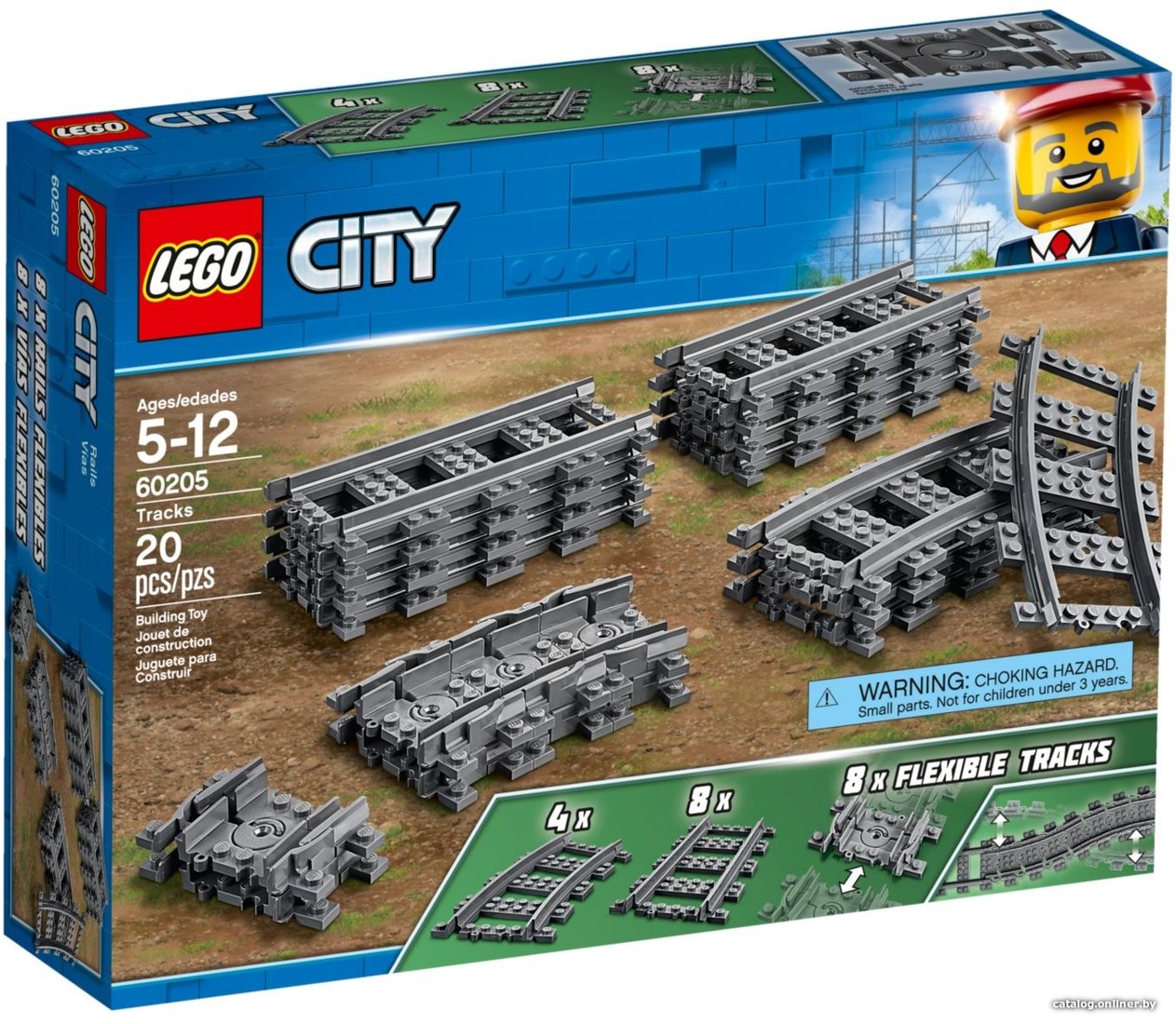 Конструктор LEGO City 60205 Рельсы