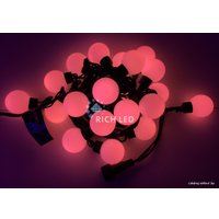 Светодиодная гирлянда Rich Led Шарики 4см RL-S5-20C-40B-R (красный)