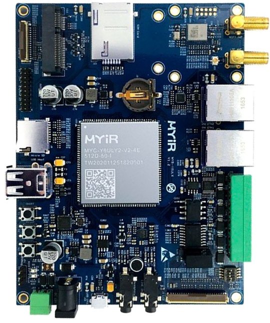 

Одноплатный компьютер Myir MYD-Y6ULY2-V2-256N256D-50-C