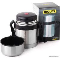 Термос для еды Diolex DXF-600-1 0.6л (серебристый)