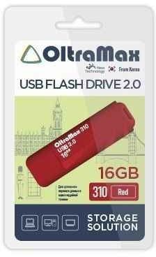 

USB Flash OltraMax 310 16GB (красный)