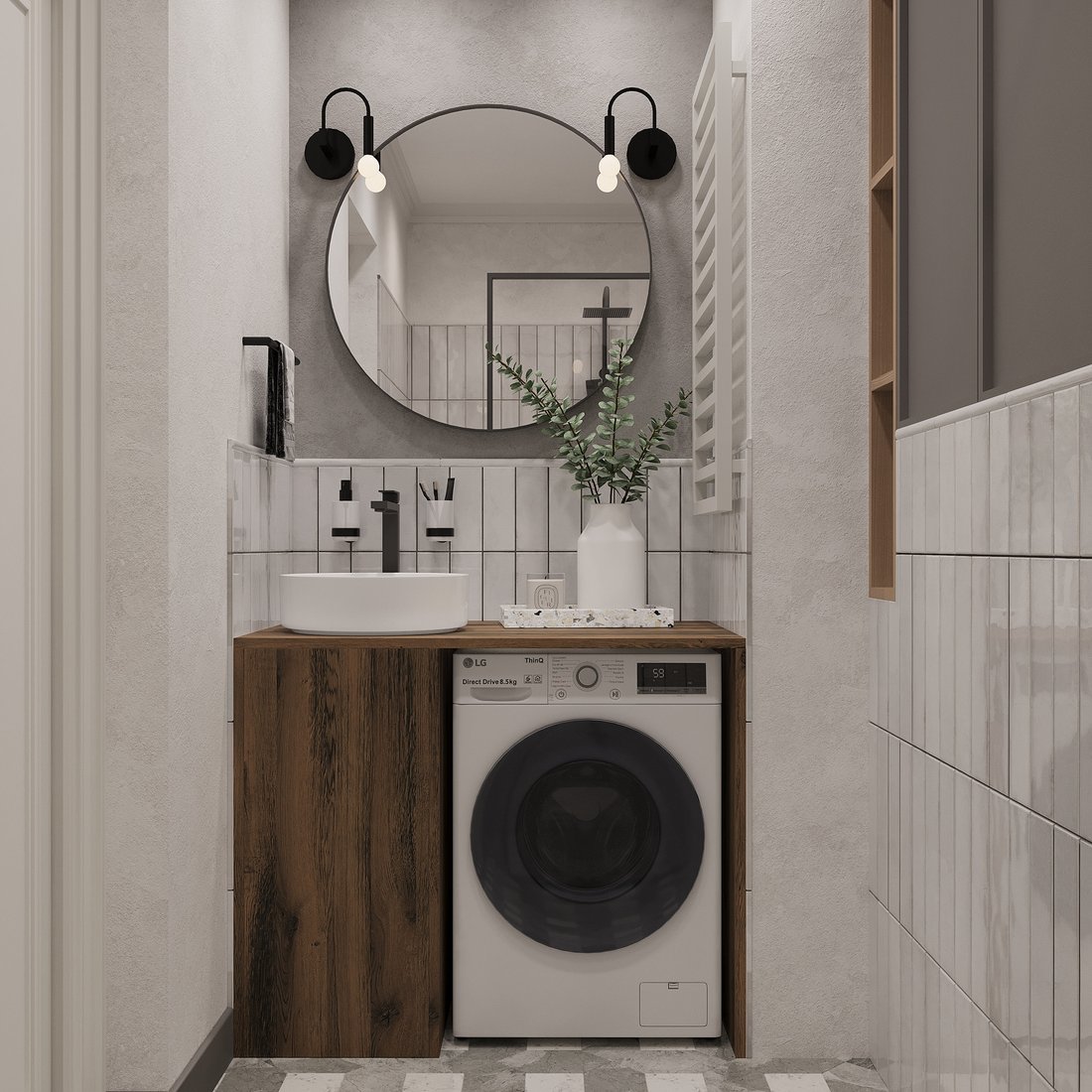 

ЗОВ Тумба под умывальник Стамбул 120 S120LAW0LAWWMD (аттик)