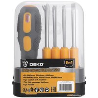Набор отвертка с битами Deko SS01 (8 предметов)