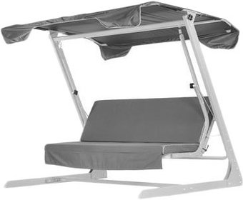 Садовые качели ПИК Афина (серебристый/графит)