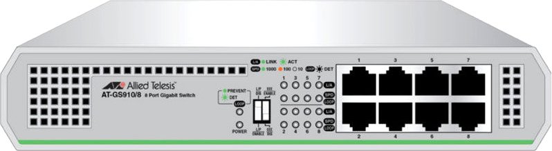 

Неуправляемый коммутатор Allied Telesis AT-GS910/8-50