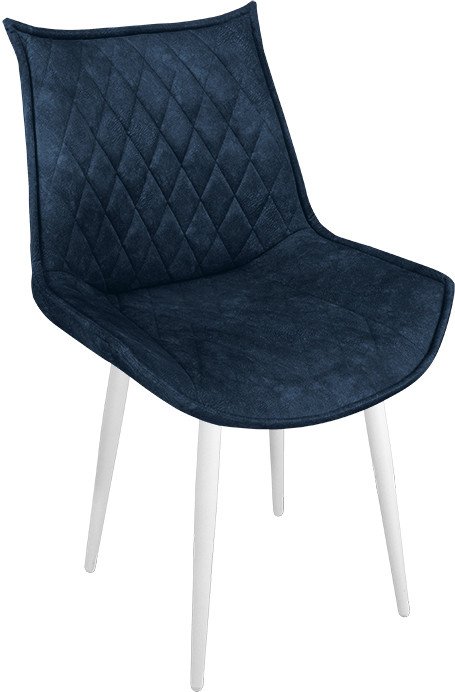 

Стул Трия Фэнди К1С (белый матовый/микровелюр Wellmart Blue)