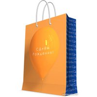 Пакет подарочный Феникс-Презент 87946 9.8x17.8x22.9 см