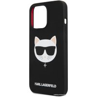 Чехол для телефона CG Mobile Lagerfeld для iPhone 13 Pro KLHMP13LSLCHBK