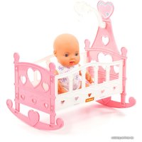 Пупс Полесье Пупс Славный + кроватка-качалка 76670