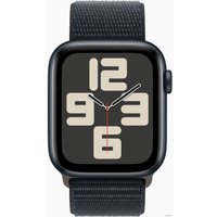 Умные часы Apple Watch SE 2 44 мм (алюминиевый корпус, полуночный/полуночный, нейлоновый ремешок)