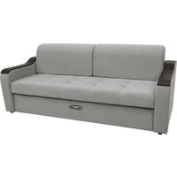 Диван Сириус Лидер-3 НПБ (Eva 08 велюр светло-серый)