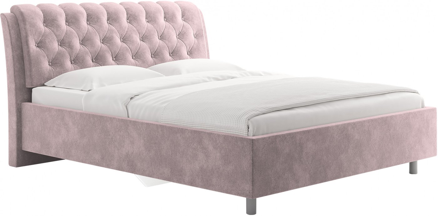 Кровать Сонум Olivia 160x200 (микровелюр лиловый)