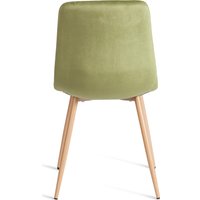 Стул TetChair Chilly mod. JSC-220 (зеленый/натуральный)