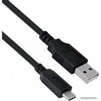 Кабель ExeGate EX272346RUS USB Type-A - USB Type-C (1 м, черный)