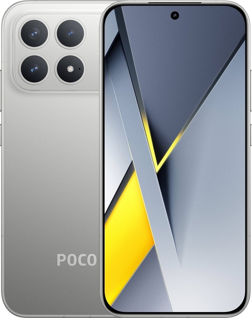 

Телефон POCO F8 Pro 12GB/512GB международная версия (серебристый)