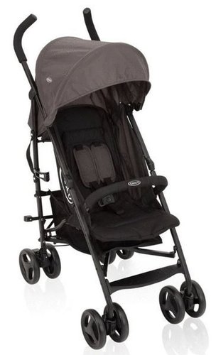Коляска прогулочная «книга» Graco TraveLite (black/grey)