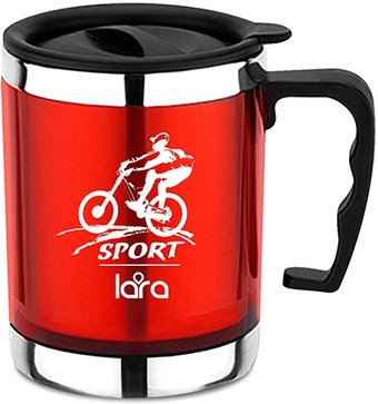 Термокружка Lara LR04-31 0.4л (красный)