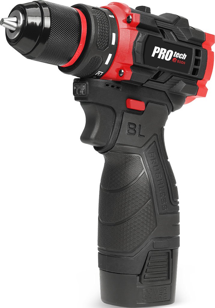 

Дрель-шуруповерт Edon Protech AD-16BL (с 2-мя АКБ, кейс)