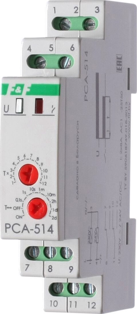 

Реле времени Евроавтоматика F&F PCA-514 EA02.001.005