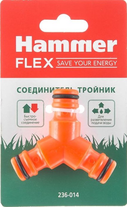

Разветвитель Hammer Соединитель-тройник 236-014