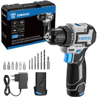 Дрель-шуруповерт Deko Sharker 12V PRO 084-1036 (с 2-мя АКБ, кейс) в Орше