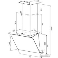 Кухонная вытяжка Krona Liora 600 S (белый)