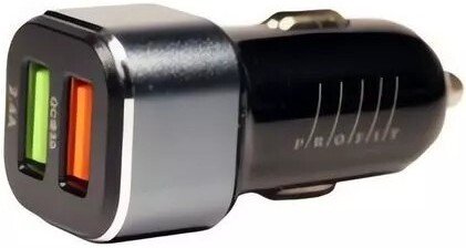 Автомобильное зарядное Profit ES-34 USB Type-C (серебристый)