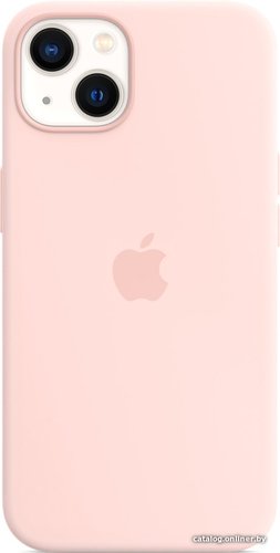 Чехол для телефона Apple MagSafe Silicone Case для iPhone 13 (розовый мел)